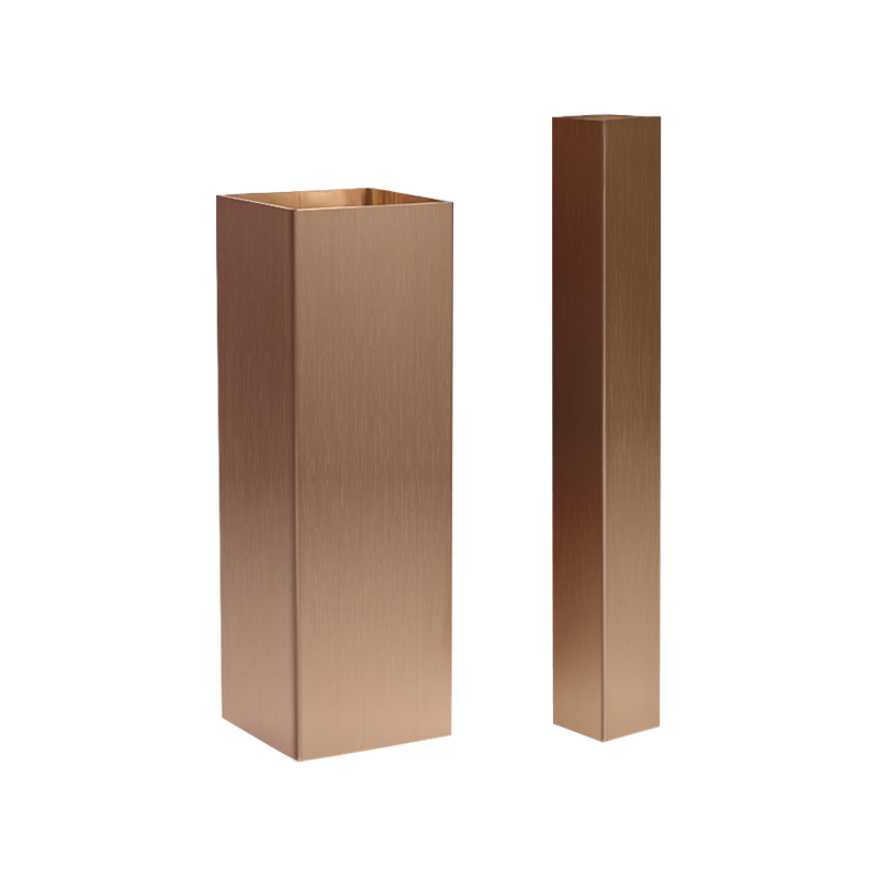 Réz négyzet alakú cső